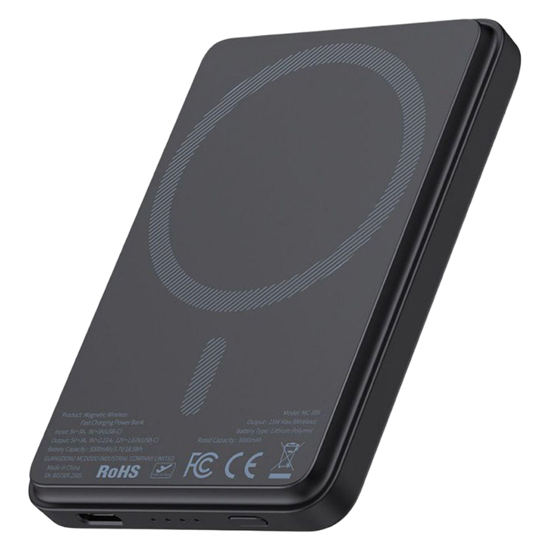 پاوربانک مک دودو مدل MC-395 ظرفیت 5000 میلی آمپر ساعت پاوربانک مک دودو مدل MC-395 ظرفیت 5000 میلی آمپر ساعت