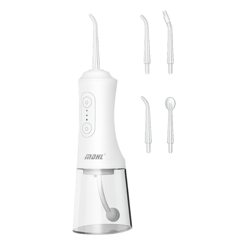 دستگاه شست و شوی دهان و دندان شارژی ام دی اچ ال مدل MD-6690 به همراه 4 سری دستگاه شست و شوی دهان و دندان شارژی ام دی اچ ال مدل MD-6690 به همراه 4 سری