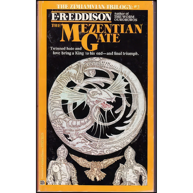 کتاب The Mezentian Gate اثر E. R. Eddison انتشارات Del Rey کتاب The Mezentian Gate اثر E. R. Eddison انتشارات Del Rey