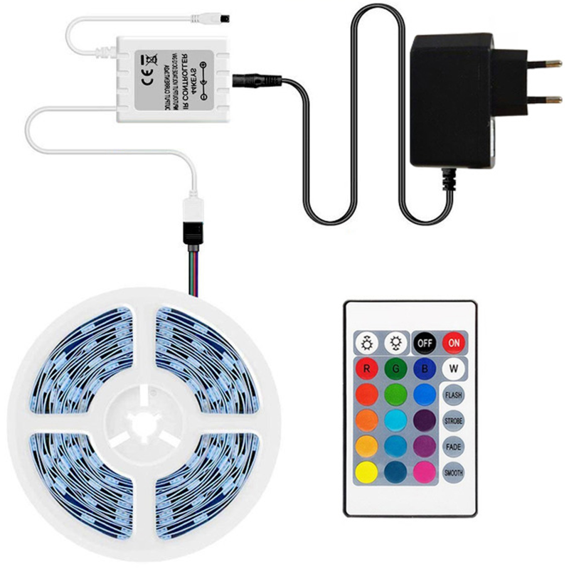 ریسه ال ای دی استریپ مدل RGB 3528 طول 5 متر ریسه ال ای دی استریپ مدل RGB 3528 طول 5 متر