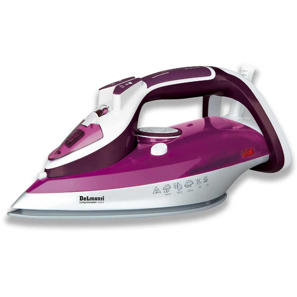 اتو بخار دلمونتی مدل DL 945-سفید بنفش اتو بخار دلمونتی مدل DL 945-سفید بنفش