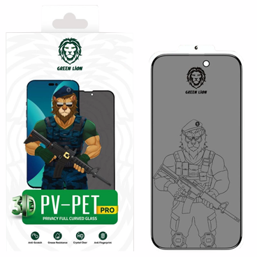 گلس گوشی اپل ایفون 14 پرو مکس گرین حریم شخصی مدل 3D Pv-Pet Pro گلس گوشی اپل ایفون 14 پرو مکس گرین حریم شخصی مدل 3D Pv-Pet Pro