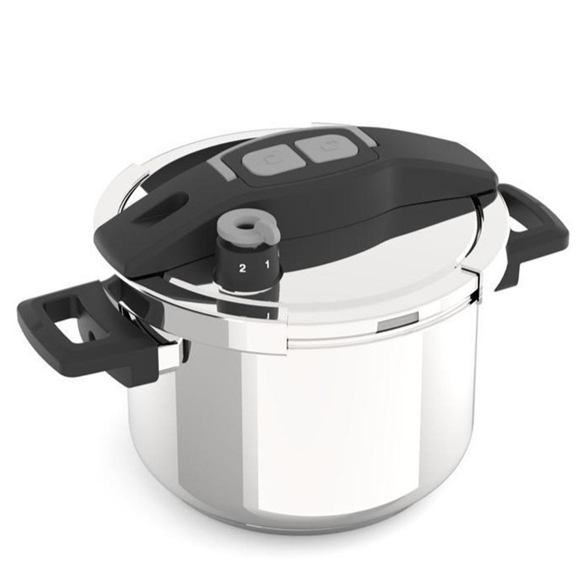 زودپز دوقلو 4 و 6 لیتری پارس استیل مدل کلیپسو-طوسی