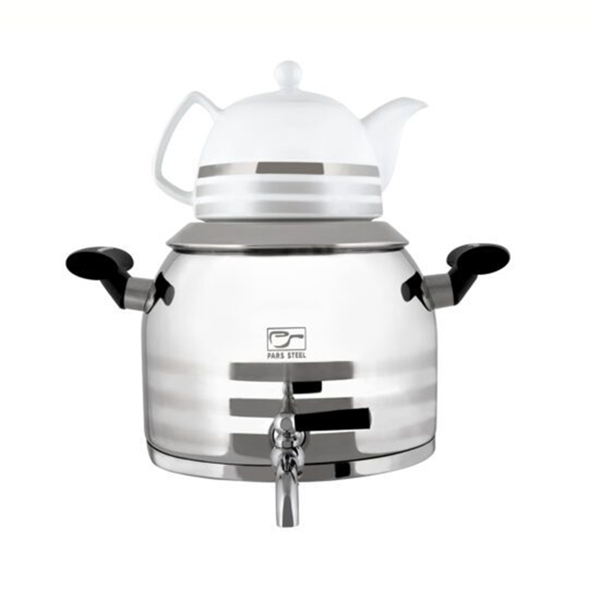 کتری و قوری پارس استیل مدل درسا