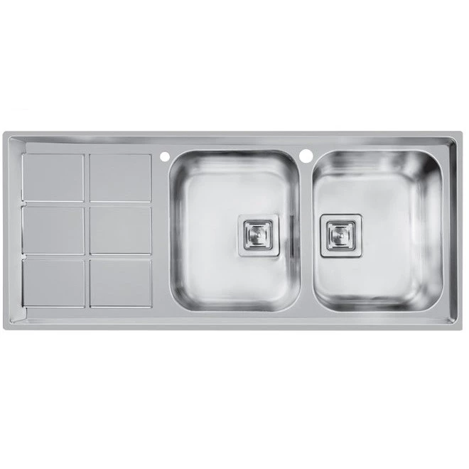 سینک ظرفشویی استیل اخوان مدل 500 توکار-راست لگن سینک ظرفشویی استیل اخوان مدل 500 توکار-راست لگن