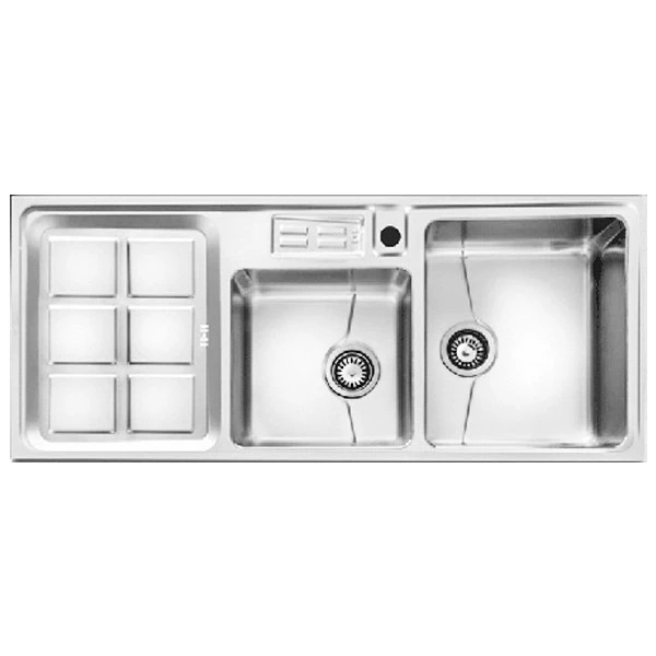 سینک ظرفشویی اخوان مدل 318SNew توکار-راست لگن سینک ظرفشویی اخوان مدل 318SNew توکار-راست لگن