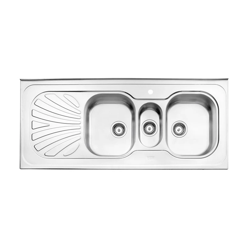 سینک ظرفشویی استیل البرز مدل 530 روکار-راست لگن