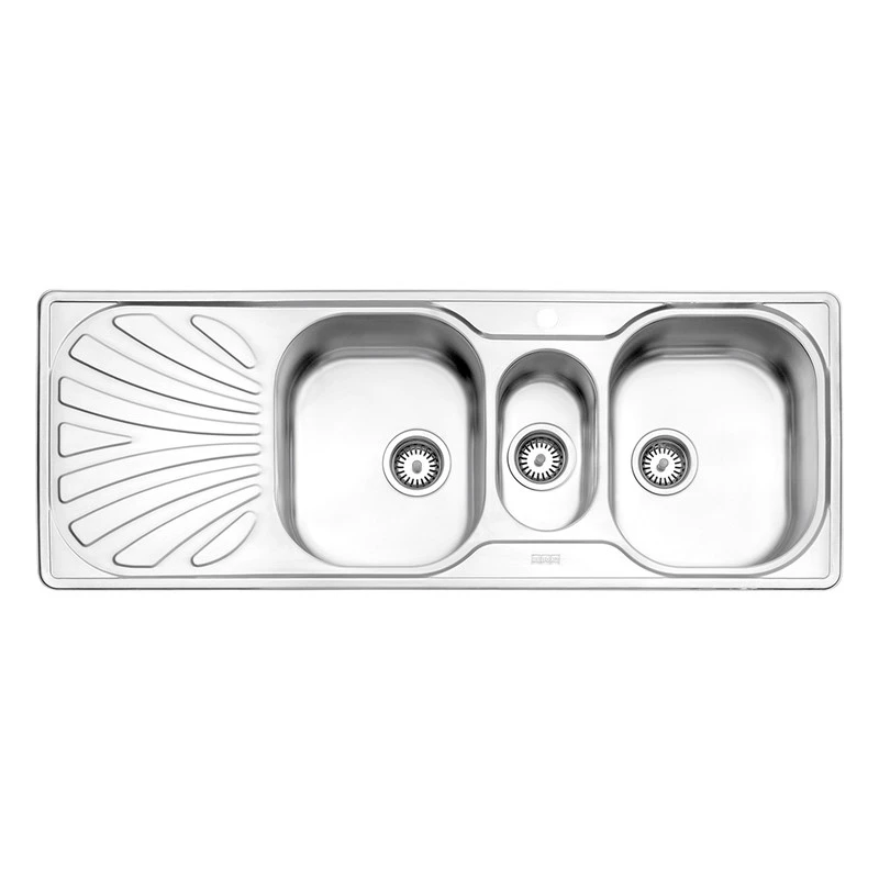 سینک استیل البرز مدل 530 توکار-راست لگن سینک استیل البرز مدل 530 توکار-راست لگن