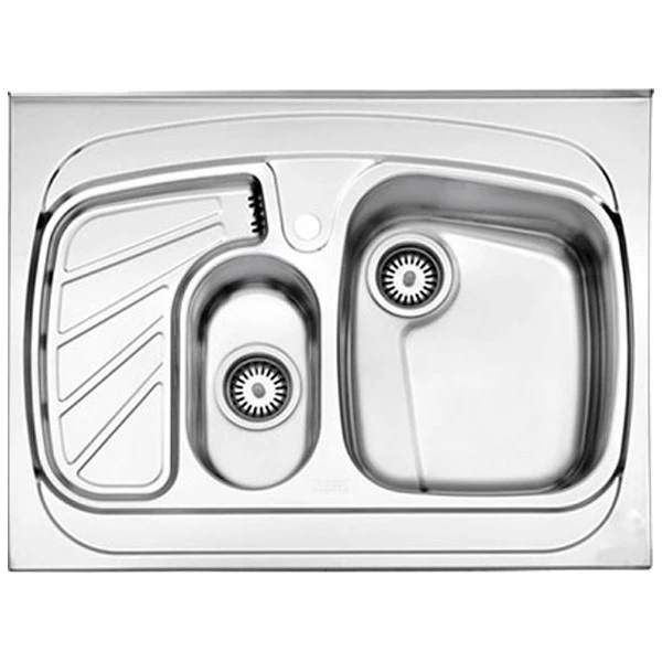 سینک استیل البرز مدل 608/60 روکار-راست لگن سینک استیل البرز مدل 608/60 روکار-راست لگن