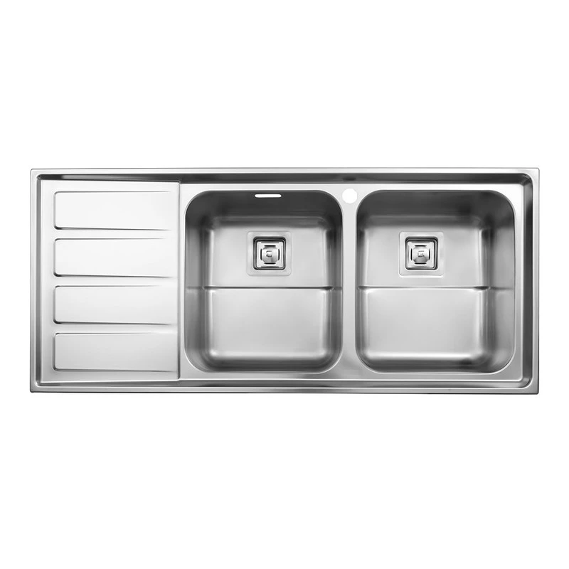 سینک استیل البرز مدل 764 توکار-چپ لگن