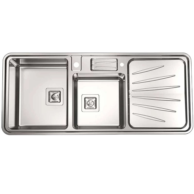 سینک ظرفشویی استیل البرز مدل 854 توکار-راست لگن سینک ظرفشویی استیل البرز مدل 854 توکار-راست لگن