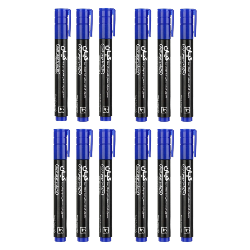 ماژیک پرمننت کیان مدل T - safa بسته 12 عددی ماژیک پرمننت کیان مدل T - safa بسته 12 عددی