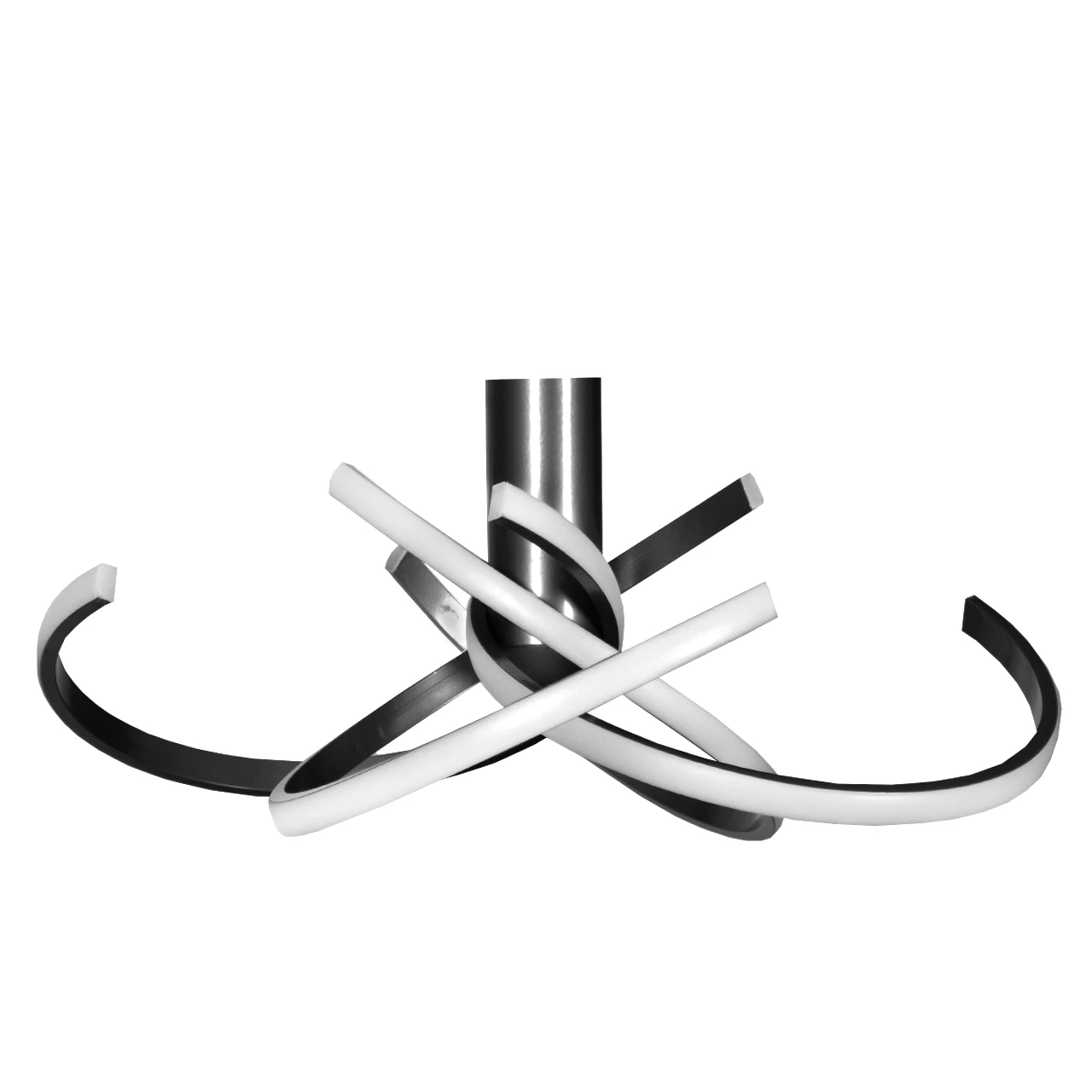 لوستر سقفی اتاق چشمه نور مدل LS6382/4 مهتابی-سبز زیتونی