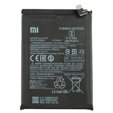 باتری گوشی شیائومی Redmi Note 10 کد فنی BN59-مشکی باتری گوشی شیائومی Redmi Note 10 کد فنی BN59-مشکی