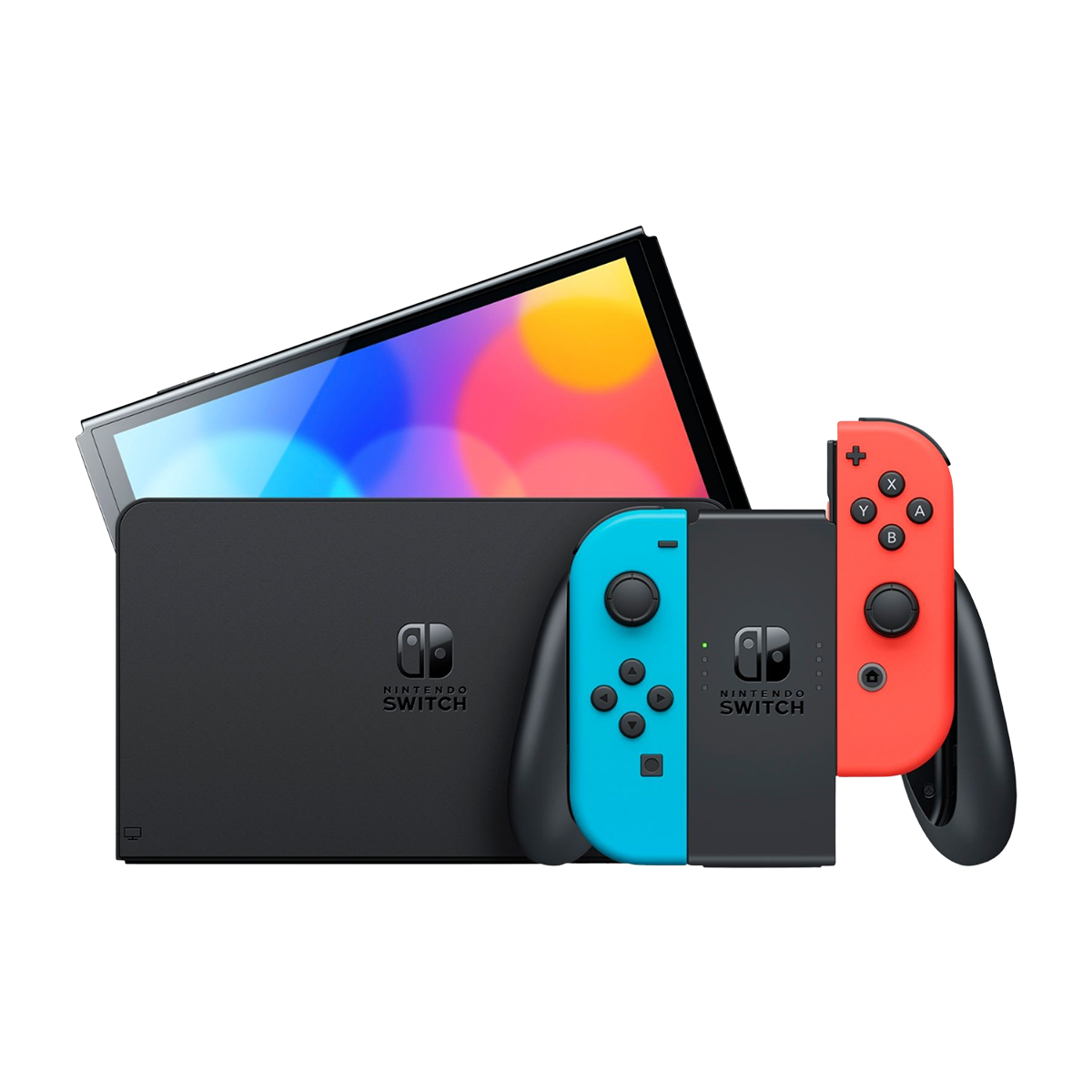 کنسول بازی نینتندو مدل Switch Neon Blue and Neon Red Joy-Con OLED-چند رنگ  کنسول بازی نینتندو مدل Switch Neon Blue and Neon Red Joy-Con OLED-چند رنگ