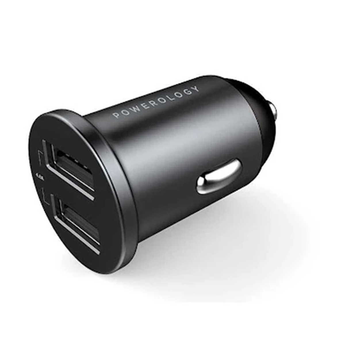 شارژر فندکی پاورولوجی 24 وات مدل PCCSR001-مشکی