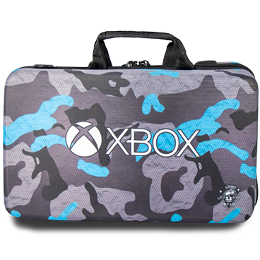 کیف ایکس باکس سری S مدل چریکی آبی خاکستری