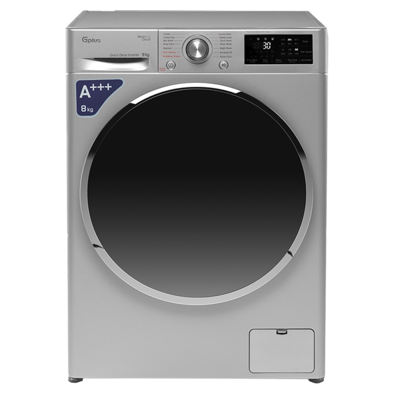 ماشین لباسشویی جی پلاس 8 کیلویی مدل GWM-R88S.KTN