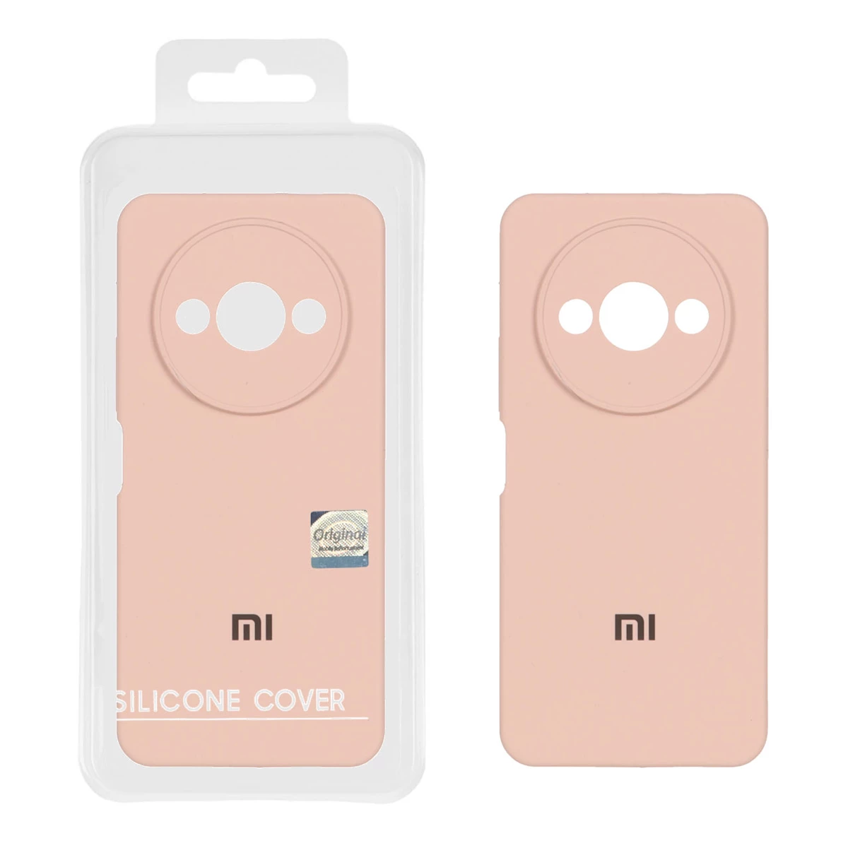 کاور گوشی شیائومی Redmi A3 / Redmi A3X / Poco C61 مستر کوالیتی مدل سیلیکونی پاک کنی-قرمز