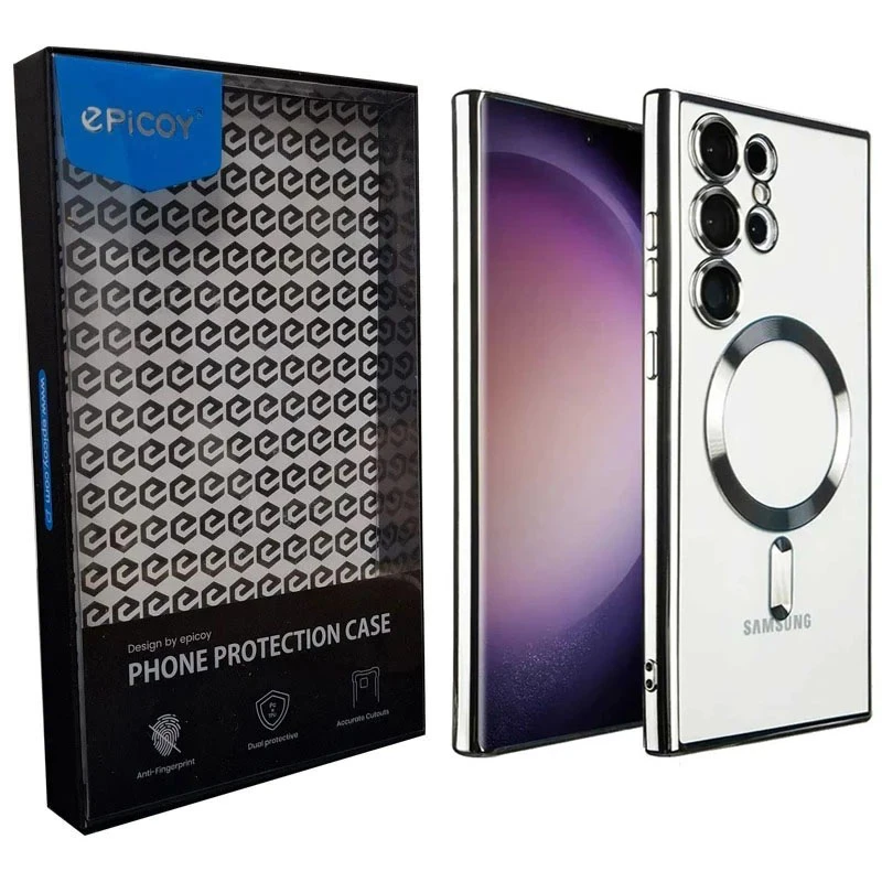 کاور گوشی سامسونگ Galaxy S22 Ultra اپیکوی مدل Guardian-MagSafe -نقرهای کاور گوشی سامسونگ Galaxy S22 Ultra اپیکوی مدل Guardian-MagSafe -نقرهای