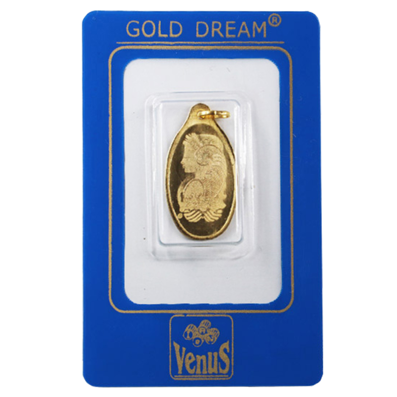 شمش طلا 250 سوت 18 عیار ونوس مدل 110-250 شمش طلا 250 سوت 18 عیار ونوس مدل 110-250