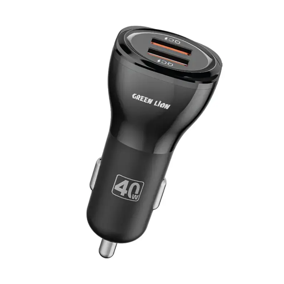 شارژر فندکی گرین لاین مدل GNCC40WQC2BK توان 40 وات-مشکی شارژر فندکی گرین لاین مدل GNCC40WQC2BK توان 40 وات-مشکی