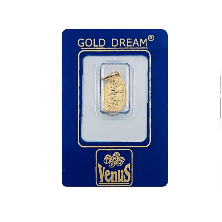 شمش طلا 250 سوت 18 عیار ونوس کد 2500-250 شمش طلا 250 سوت 18 عیار ونوس کد 2500-250