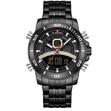 ساعت نیوی فورس مدل NF9181S-مشکی ساعت نیوی فورس مدل NF9181S-مشکی