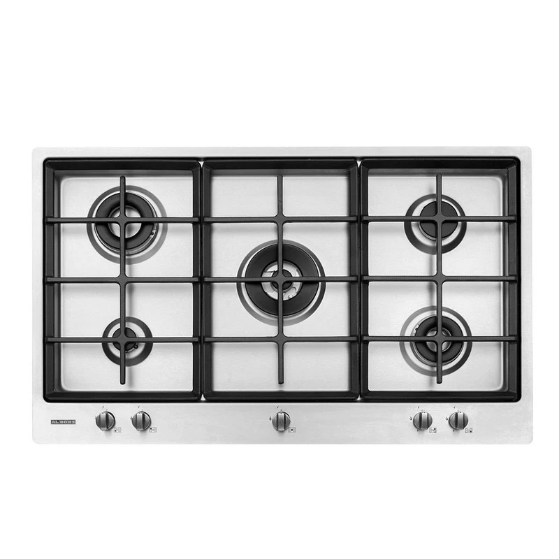 اجاق گاز صفحهای پنج شعله استیل البرز مدل S5911-استیل اجاق گاز صفحهای پنج شعله استیل البرز مدل S5911-استیل