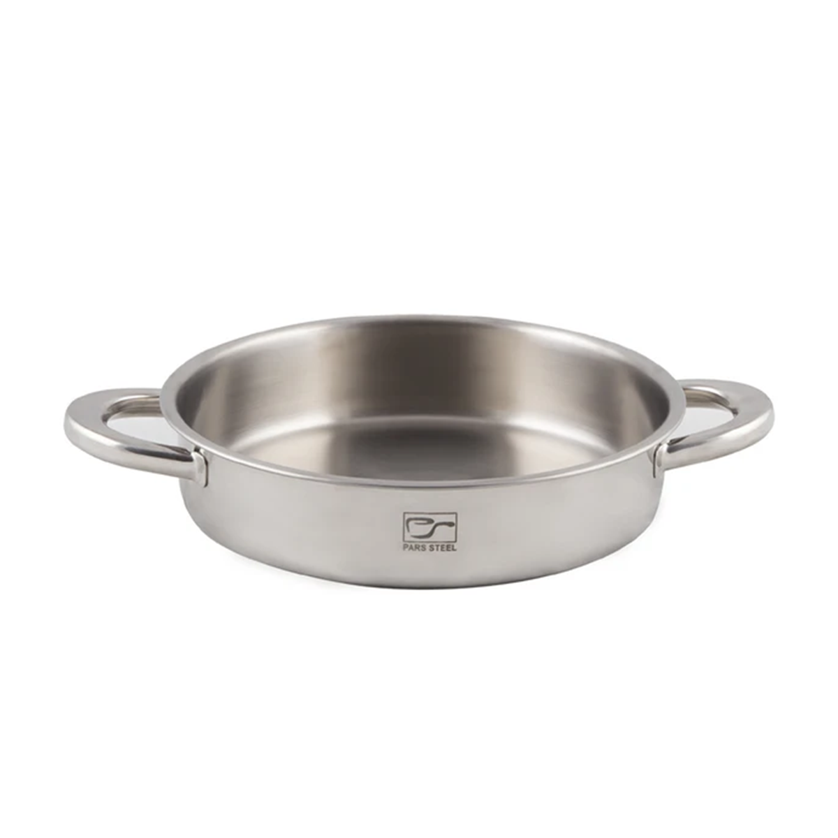 تابه استیل پارس استیل مدل 240 دسته فلزی کوتاه-استیل تابه استیل پارس استیل مدل 240 دسته فلزی کوتاه-استیل