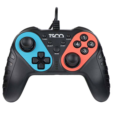 دسته بازی تسکو مدل TG 117-مشکی دسته بازی تسکو مدل TG 117-مشکی