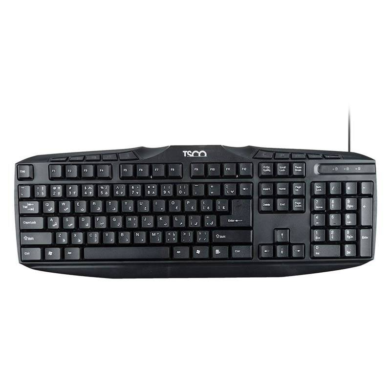 کیبورد با سیم تسکو مدل TK 8020N-مشکی کیبورد با سیم تسکو مدل TK 8020N-مشکی
