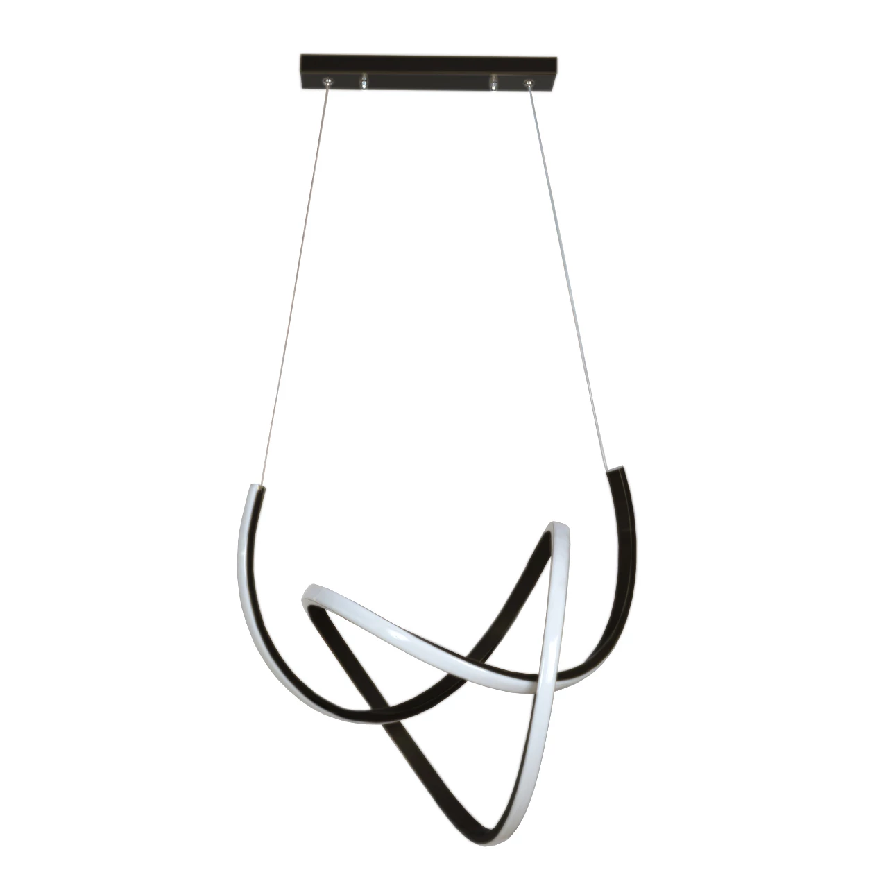 لوستر مدرن سقفی اتاق چشمه نور مدل A6314/1H ریموت دار-سفید