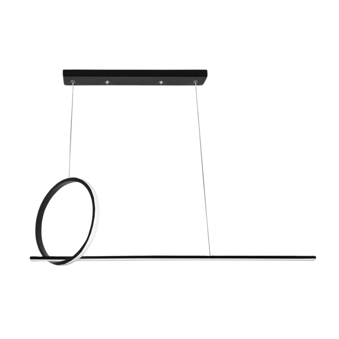 لوستر مدرن سقفی اتاق چشمه نور مدل L6358 مهتابی-سبز زیتونی