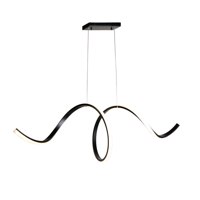 لوستر مدرن سقفی اتاق چشمه نور مدل L6362 مهتابی-طوسی