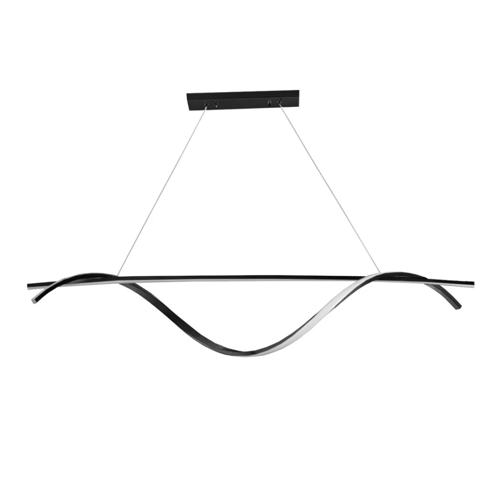 لوستر مدرن سقفی اتاق چشمه نور مدل A6357 ریموت دار-طوسی