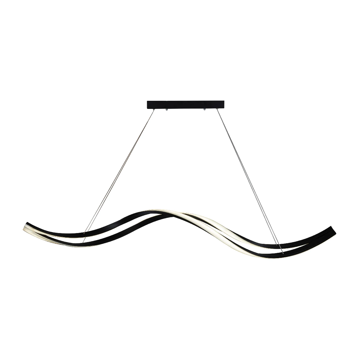 لوستر مدرن سقفی اتاق چشمه نور مدل A6336 ریموت دار-سبز زیتونی