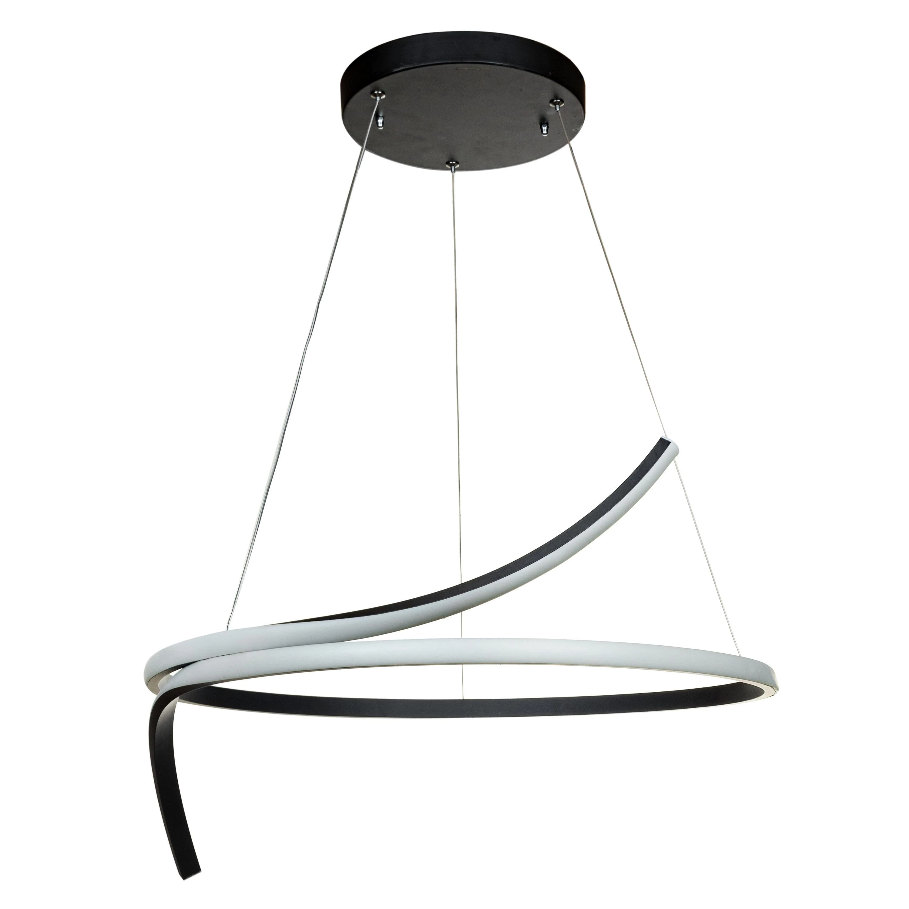 لوستر مدرن سقفی اتاق چشمه نور مدل A6322/1H ریموت دار-سفید