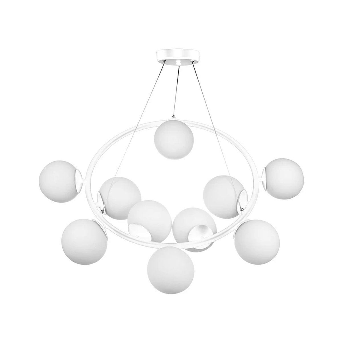 لوستر مدرن سقفی اتاق چشمه نور مدل A1249/10-سفید