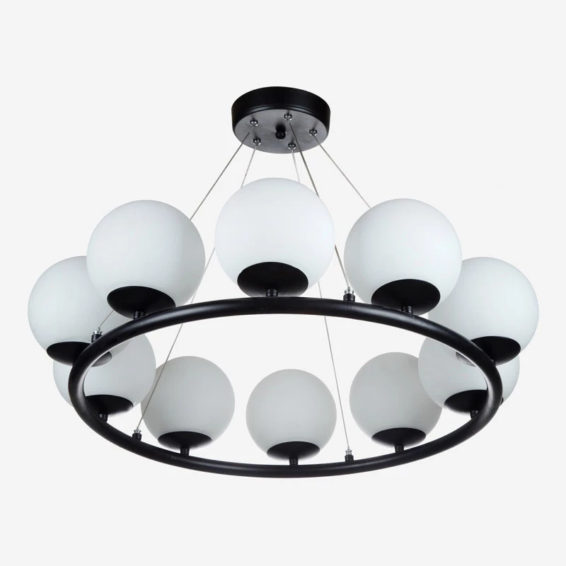 لوستر مدرن سقفی اتاق چشمه نور مدل A1248/10-طوسی