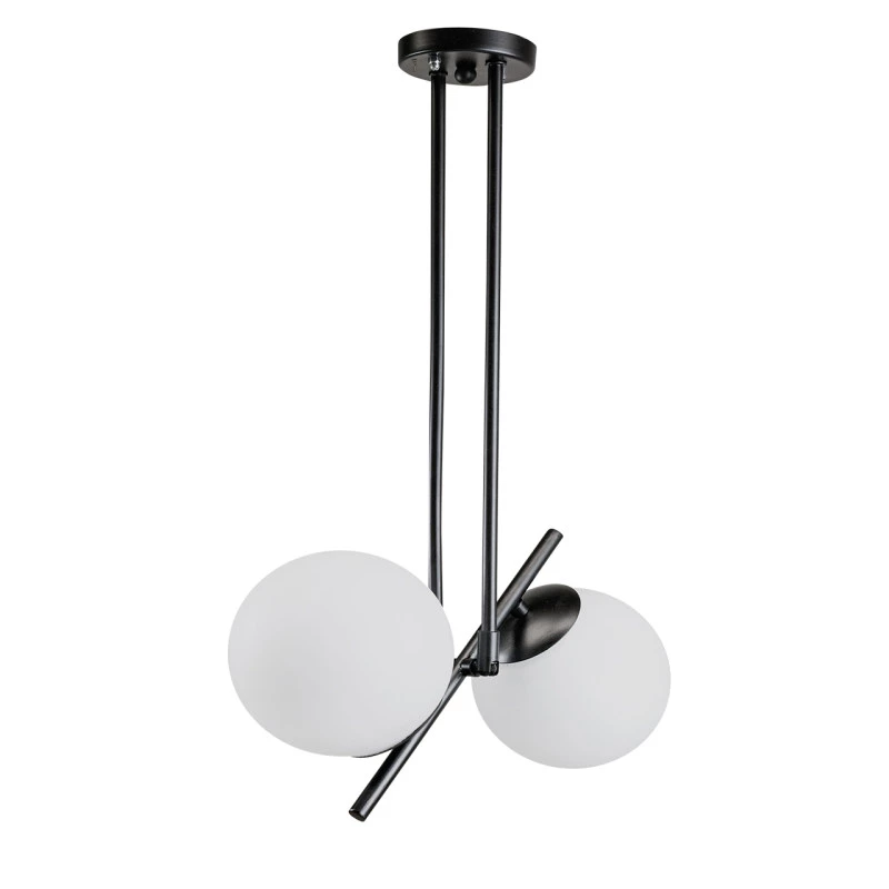 لوستر مدرن سقفی اتاق چشمه نور مدل A1234/2-طوسی