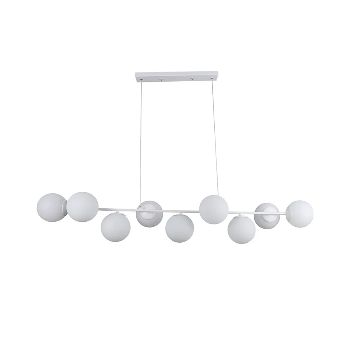 لوستر مدرن سقفی اتاق چشمه نور مدل A1230/9-سفید