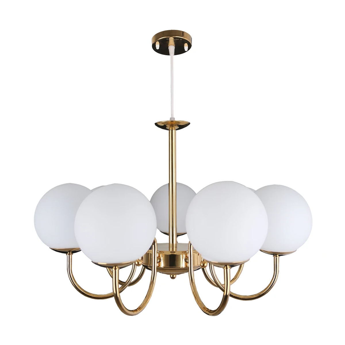 لوستر مدرن سقفی اتاق چشمه نور مدل A1219/7-طلایی