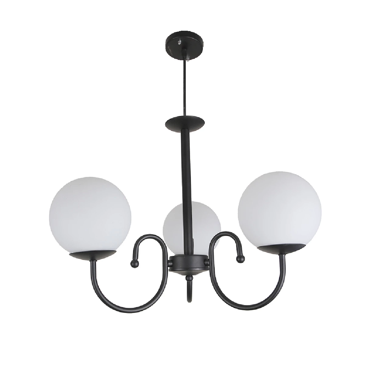 لوستر مدرن سقفی اتاق چشمه نور مدل A1219/3-کروم