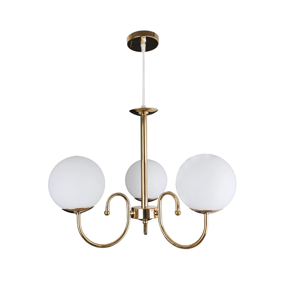 لوستر مدرن سقفی اتاق چشمه نور مدل A1219/3-طلایی