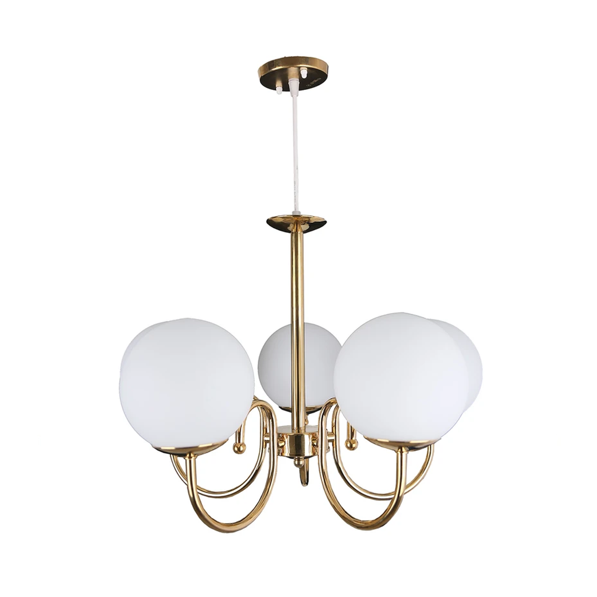 لوستر مدرن سقفی اتاق چشمه نور مدل A1219/5-طلایی