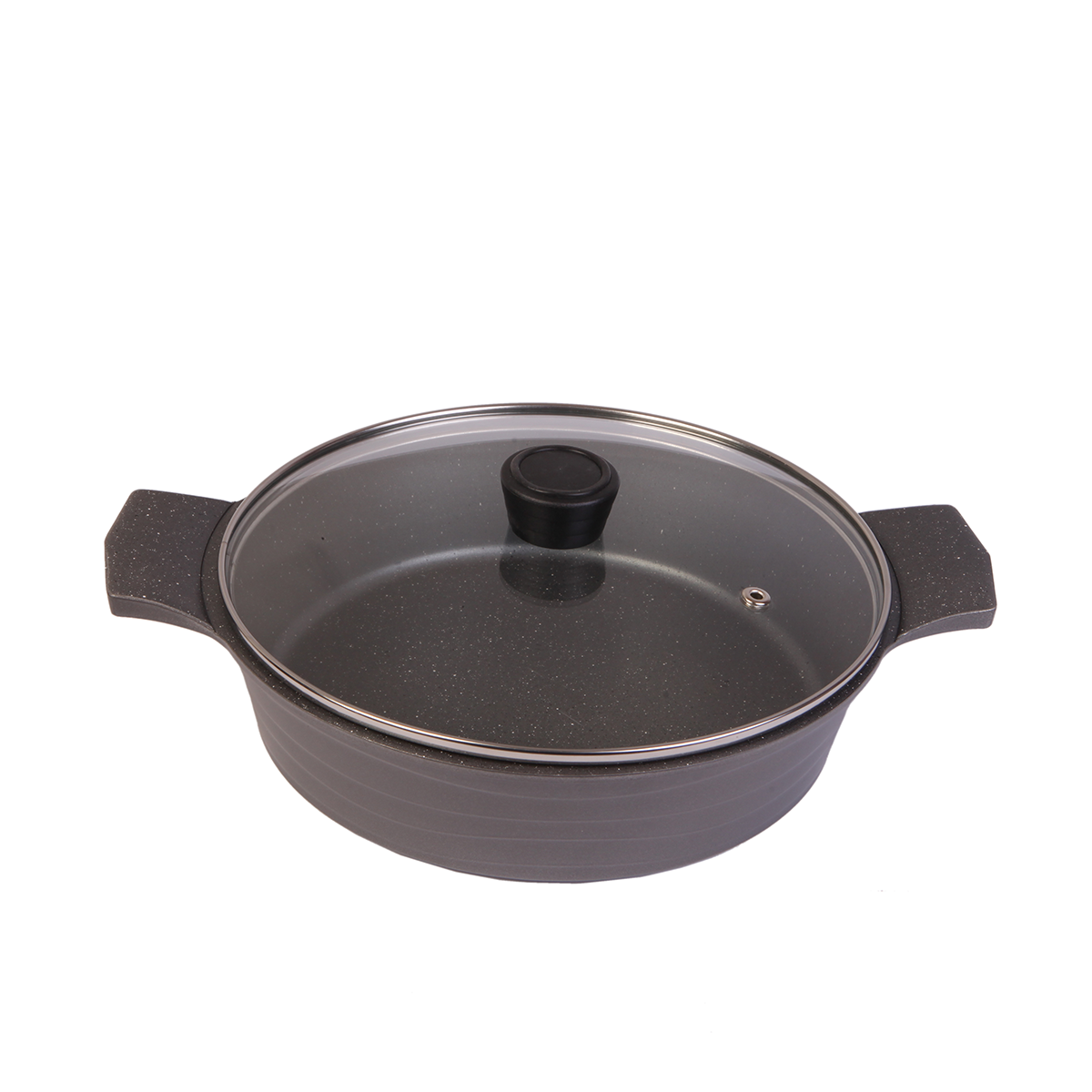 تابه دو دسته تکنو مدل ونوس سایز 28-طوسی تابه دو دسته تکنو مدل ونوس سایز 28-طوسی