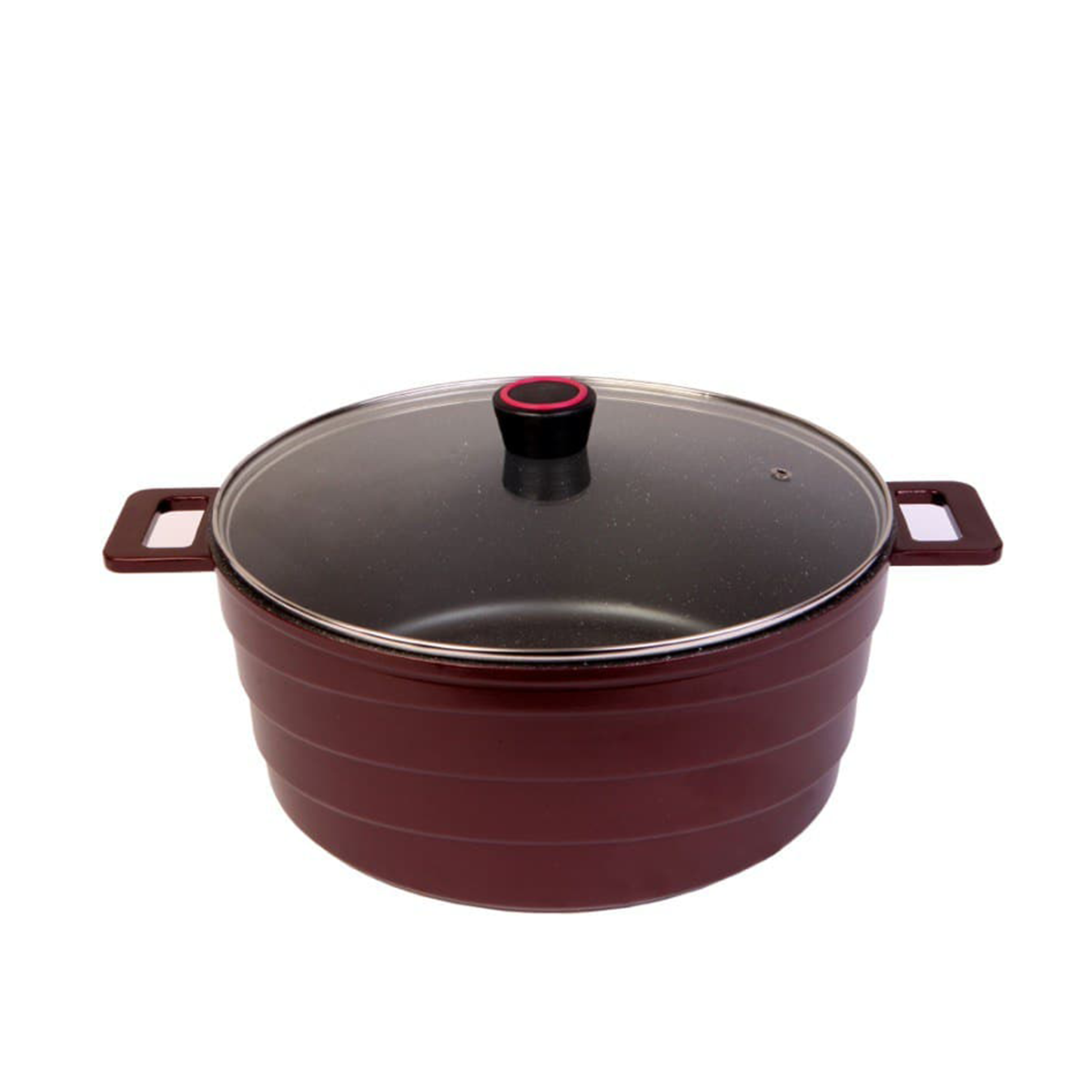 قابلمه تکنو مدل اورس  سایز 28-زرشکی قابلمه تکنو مدل اورس  سایز 28-زرشکی