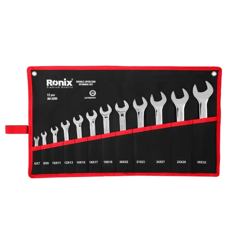 آچار دو سر تخت رونیکس مدل RH-2205 مجموعه 12 عددی-چند رنگ 