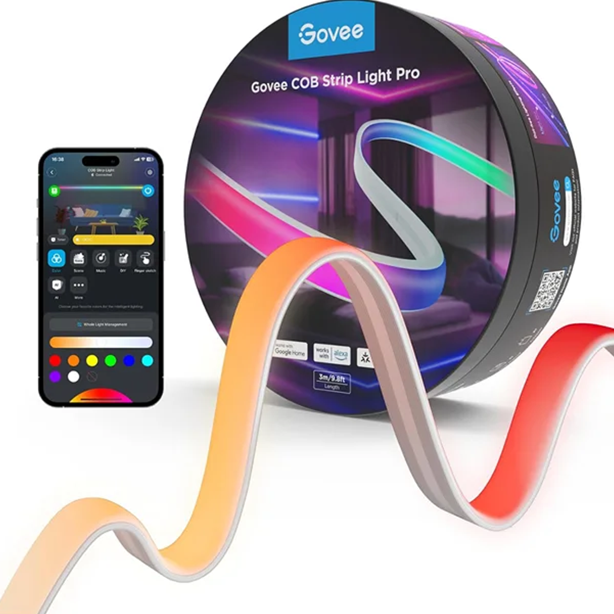 ریسه هوشمند فضای باز گووی مدل H61E5 طول 3 متر ریسه هوشمند فضای باز گووی مدل H61E5 طول 3 متر